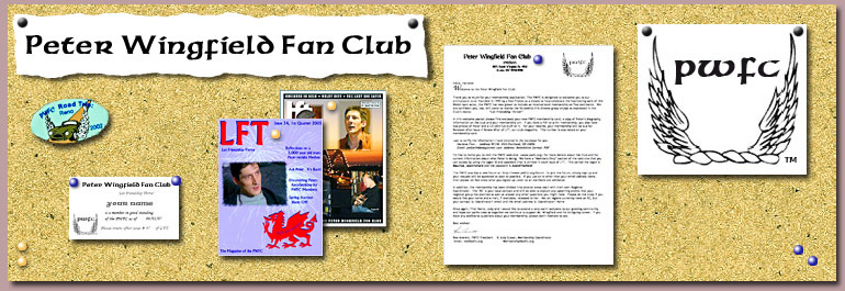 The Peter Wingfield Fan Club Membership
