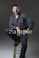 Peter sitting on a stool